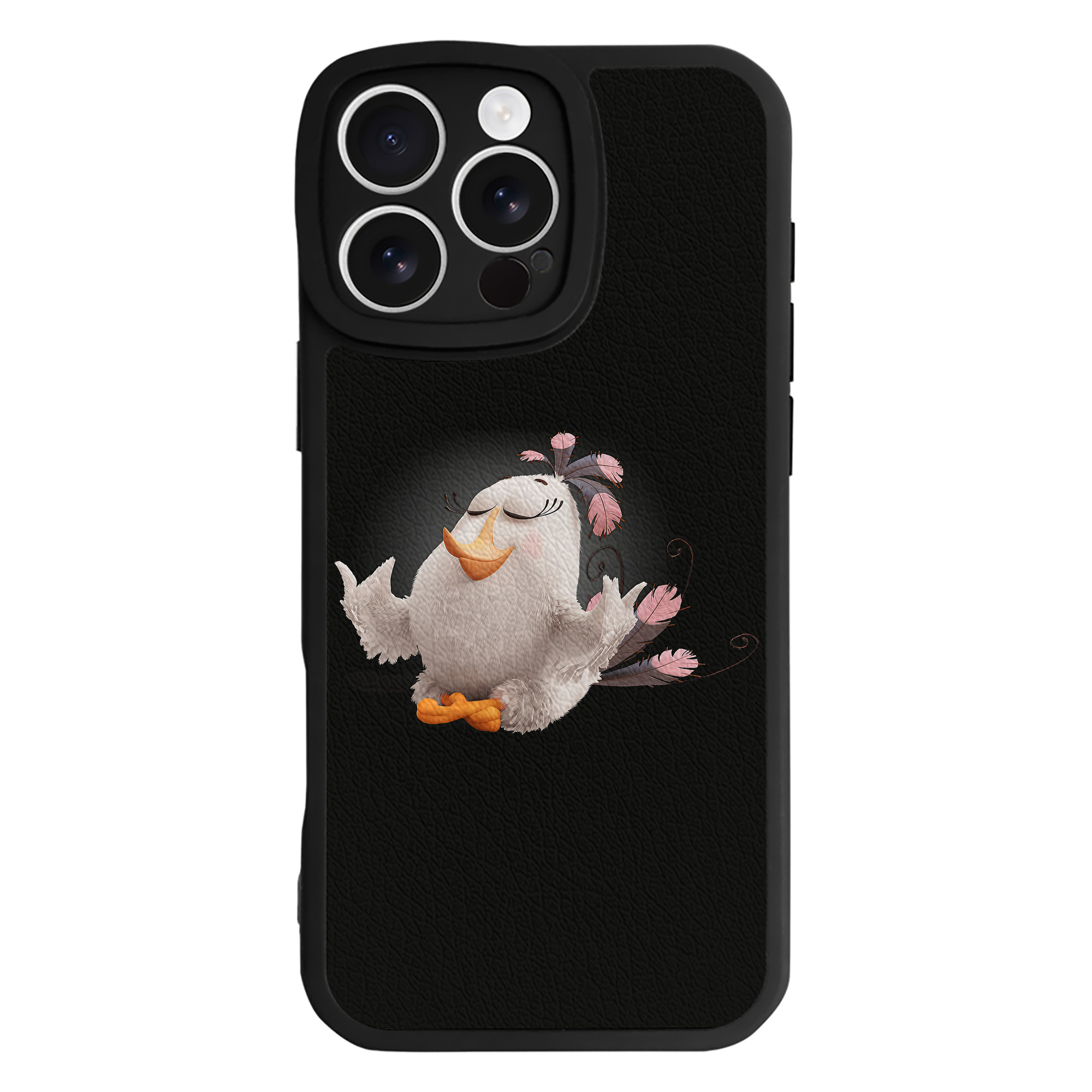 （画像用） Angry Birds アングリーバード 【iPhone 16シリーズ対応】シリコンスマホケース（レザー調） 材質：シリコン